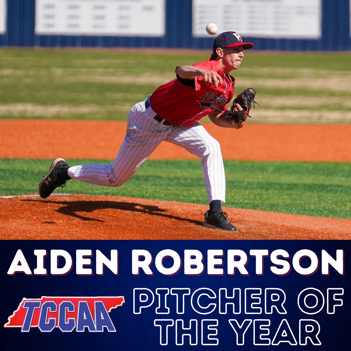 Walters State Athletics (@waltersstsports) on Twitter photo Congratulations to <a href="/WSCCbaseball/">WaltersStBaseball</a>’s Aiden Robertson on being named the TCCAA Baseball Pitcher of the Year! Congratulations to <a href="/WSCCbaseball/">WaltersStBaseball</a>’s Aiden Robertson on being named the TCCAA Baseball Pitcher of the Year!