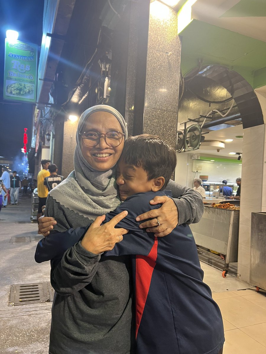 sometimes, life is about looking at two different generations loving each other