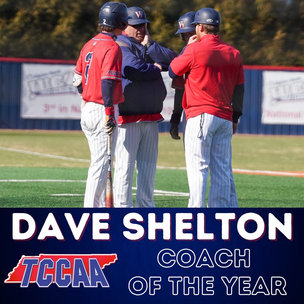Walters State Athletics (@waltersstsports) on Twitter photo Congratulations to <a href="/WSCCbaseball/">WaltersStBaseball</a>’s Dave Shelton on being named TCCAA Coach of the Year! Congratulations to <a href="/WSCCbaseball/">WaltersStBaseball</a>’s Dave Shelton on being named TCCAA Coach of the Year!