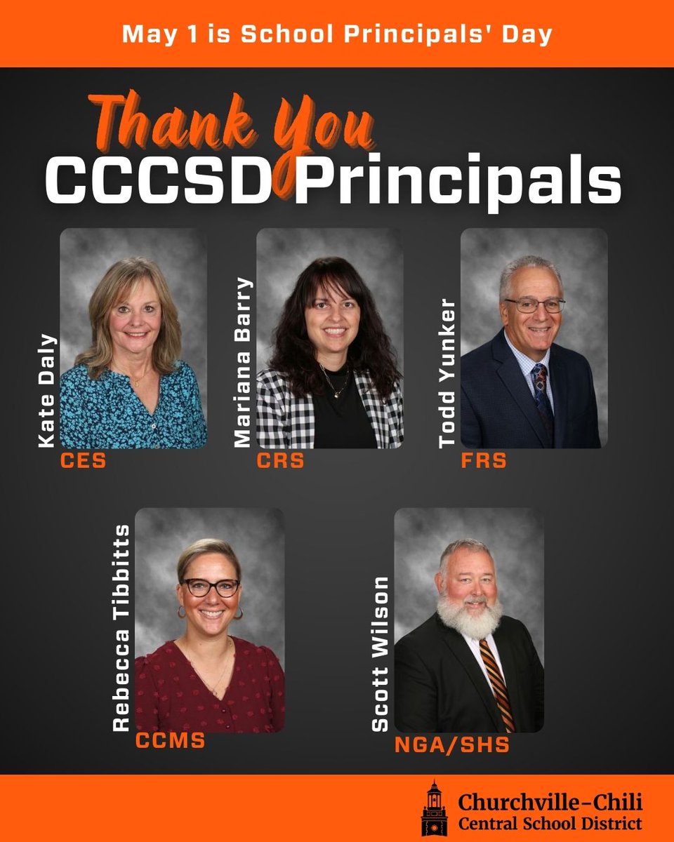 Happy School Principals' Day! 🎉 We're celebrating our amazing CCCSD principals for creating a safe, welcoming space for students. 🧡🖤 Do you have a favorite memory of a CCCSD principal? Share below! 👇