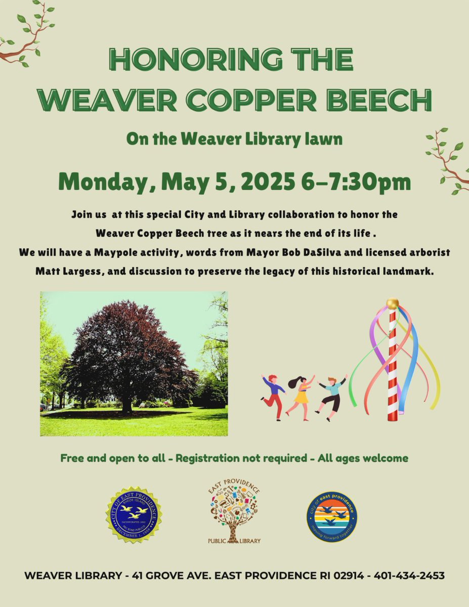 East Providence Public Library (@weaverlibrary) on Twitter photo 