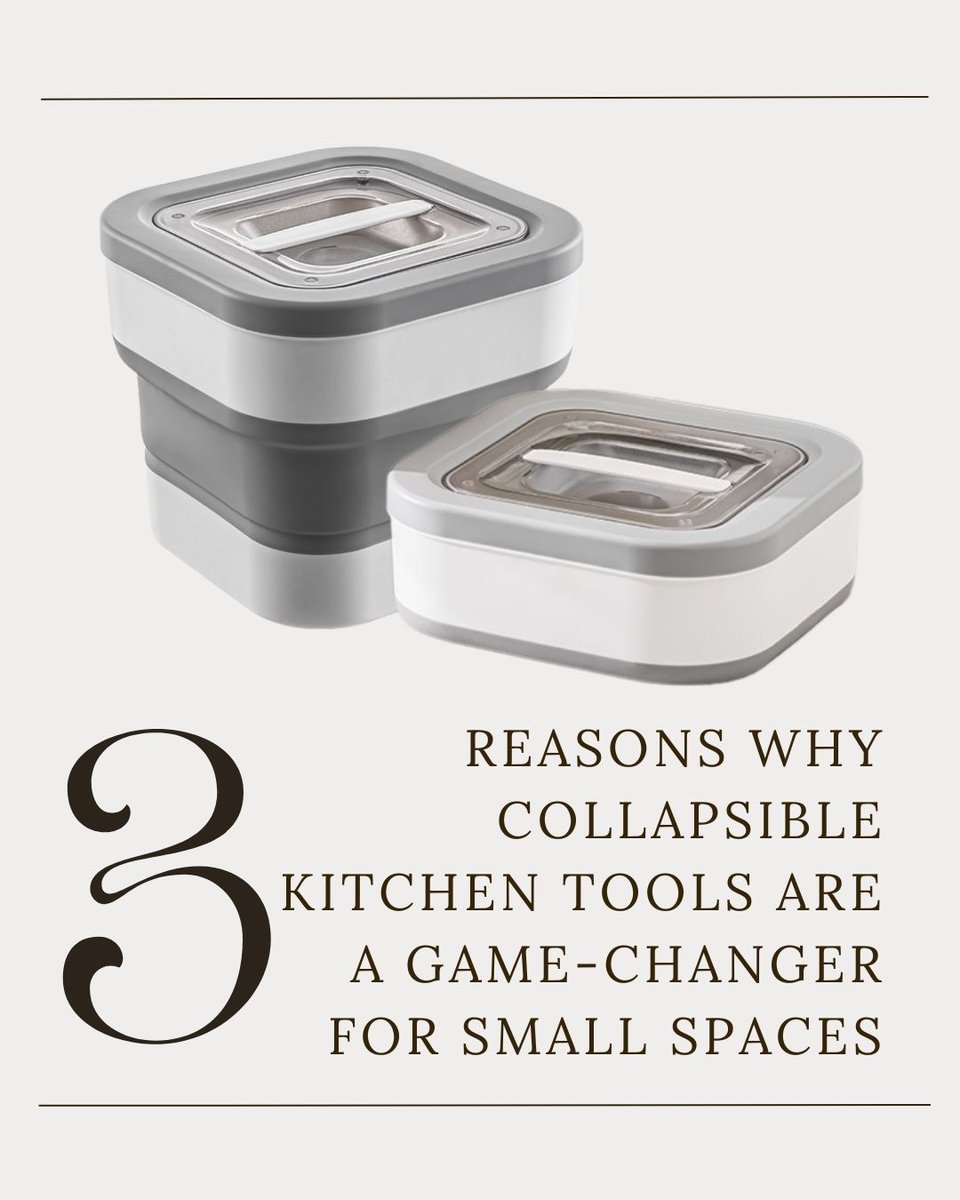 dazzleree's tweet image. Maximize your kitchen space without breaking the bank! Collapsible tools save room, fit anywhere, and give your space a modern upgrade—on a budget.
amazon.com/DAZZLEREE-Coll…
#SmallKitchenSolutions #CollapsibleKitchenTools #nyc #Dazzleree