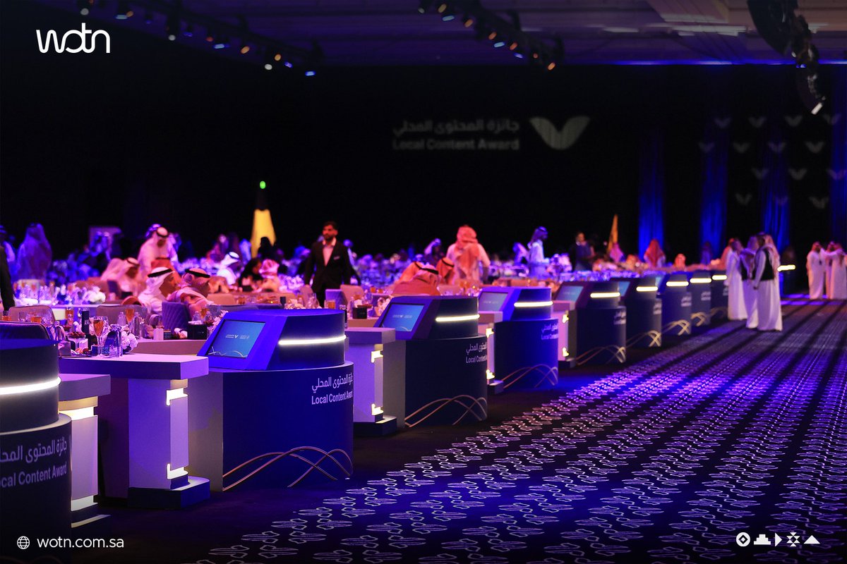 Wotnsa's tweet photo. للعام الثاني على التوالي، نفخر في وتن بإدارة وتنفيذ النسخة الثالثة من حفل جائزة المحتوى المحلي 2025 والتي أقيمت يوم أمس برعاية هيئة المحتوى المحلي والمشتريات الحكومية، لتكريم المساهمين في دعم المحتوى المحلي من مختلف القطاعات https://t.co/ISbE89aZVF