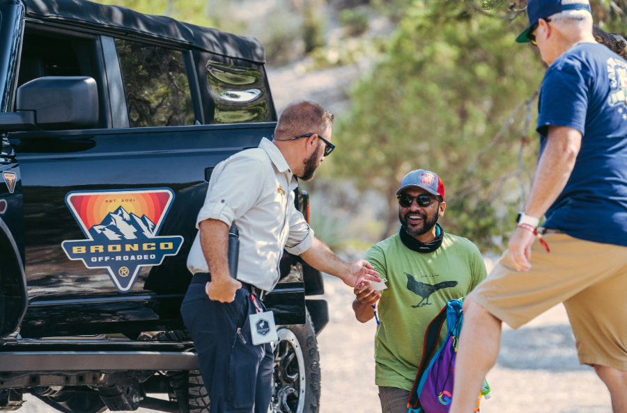FordCareers's tweet photo. In 2018, Stephanie Simon, now marketing manager for battery electric vehicles, and her fellow intern Travis Bouchard, now a manager of future EV product marketing at Ford, came up with the concept for the #BroncoOffRoadeo: https://t.co/p74ABJT5ch

#WeAreFord #FordIntern https://t.co/oKWhmRKzHh
