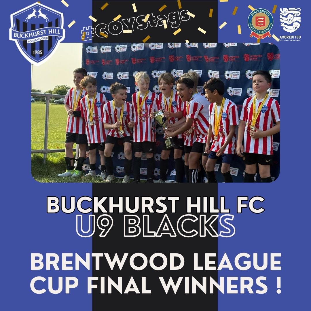 buckhursthillfc's tweet photo. Congratulations to 3️⃣ of our Youth Sides that took part in their Brentwood League Cup Finals last Sunday 🏆

Well done to our U9 Blacks & U10 Whites who both won their cup final and our U11 Lionesses who finished runners up 👏

Another great weekend for Buckhurst Hill FC as our Youth Section continues to shine 🌟

#COYSTAGS