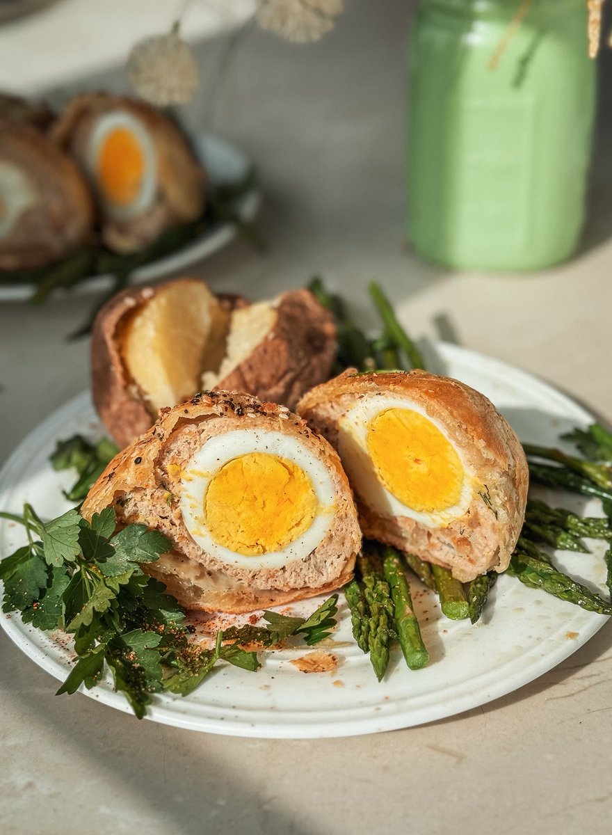 mugofreality's tweet photo. Craving a comforting twist on a British pub classic? These baked Scotch Eggs Puff #Pastry are everything you didn’t know you needed—crispy, savory, satisfying, and oven-baked to golden perfection.
Recipe and pics are now updated:
https://t.co/AWYhx8zLns

#recipe #food #homemade https://t.co/jDsRS0F6GZ