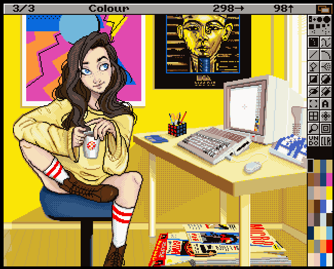jojo073jose's tweet photo. #pixelart #amiga #commodore #deluxepaint https://t.co/zulfs9UlC8