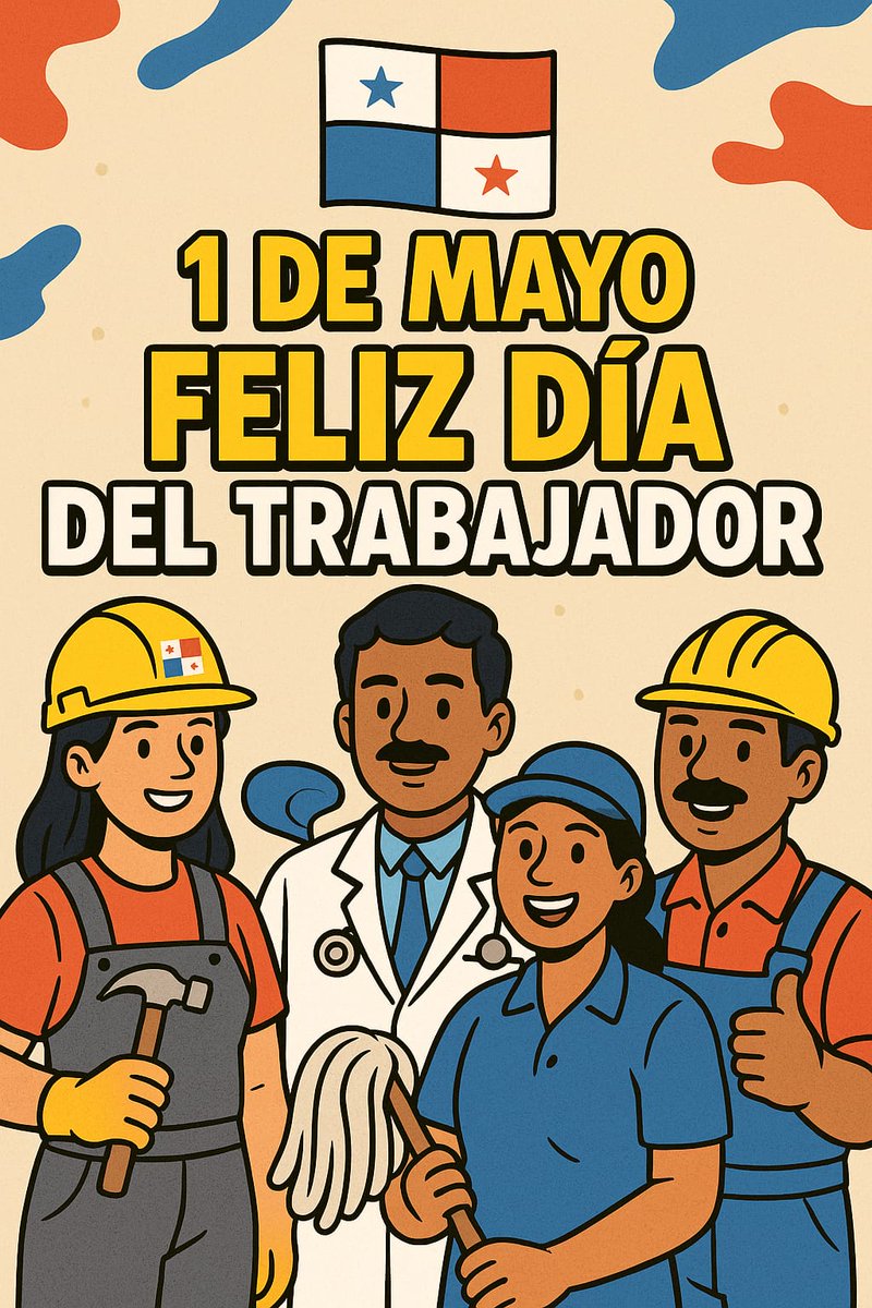Feliz día a todos los trabajadores de mi país, esperamos que siempre cuenten con el empleo digno que se merecen,, SALUDOS a todos y a todas un abrazo.
