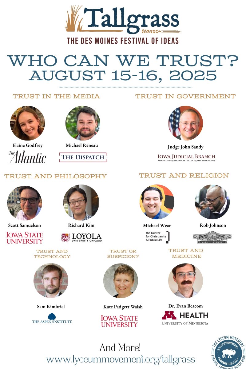 We're thrilled to announce the Third Annual Des Moines Festival of Ideas this August! The only event of its kind in the Midwest. Early bird tickets available now.

eventbrite.com/e/134421065324…