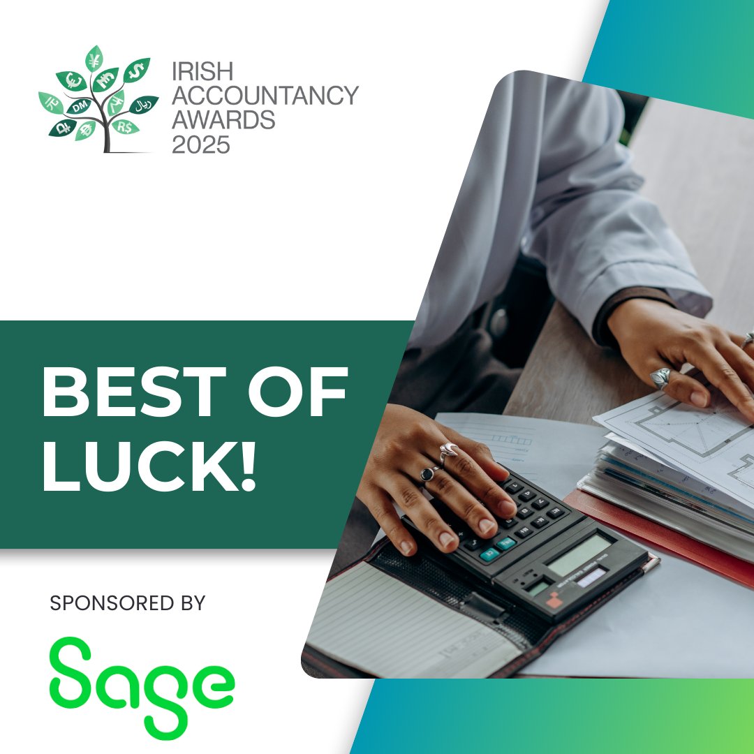 Accountancy Awards (@accountancyirl) on Twitter photo Best of luck to all the finalists at the Irish Accountancy Awards 2025 tonight! The entire team at <a href="/sageireland/">Sage Ireland</a> is cheering you on and excited to celebrate your incredible achievements.
You've all earned it!
#AccountancyAwardsIRL Best of luck to all the finalists at the Irish Accountancy Awards 2025 tonight! The entire team at <a href="/sageireland/">Sage Ireland</a> is cheering you on and excited to celebrate your incredible achievements.
You've all earned it!
#AccountancyAwardsIRL