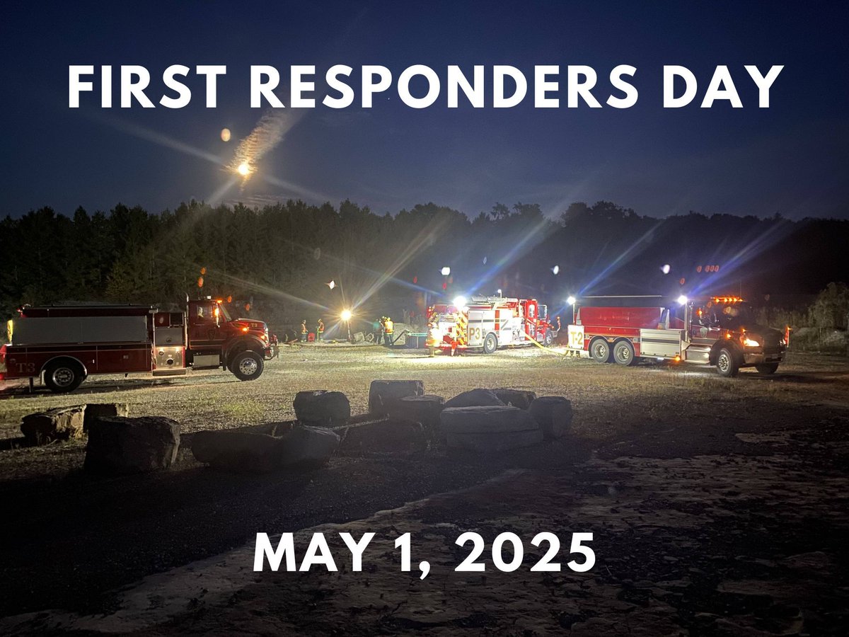 🚨 Today is #FirstResponderDay 🚨

To the firefighters, paramedics, and police officers — thank you for running toward danger when others can't.