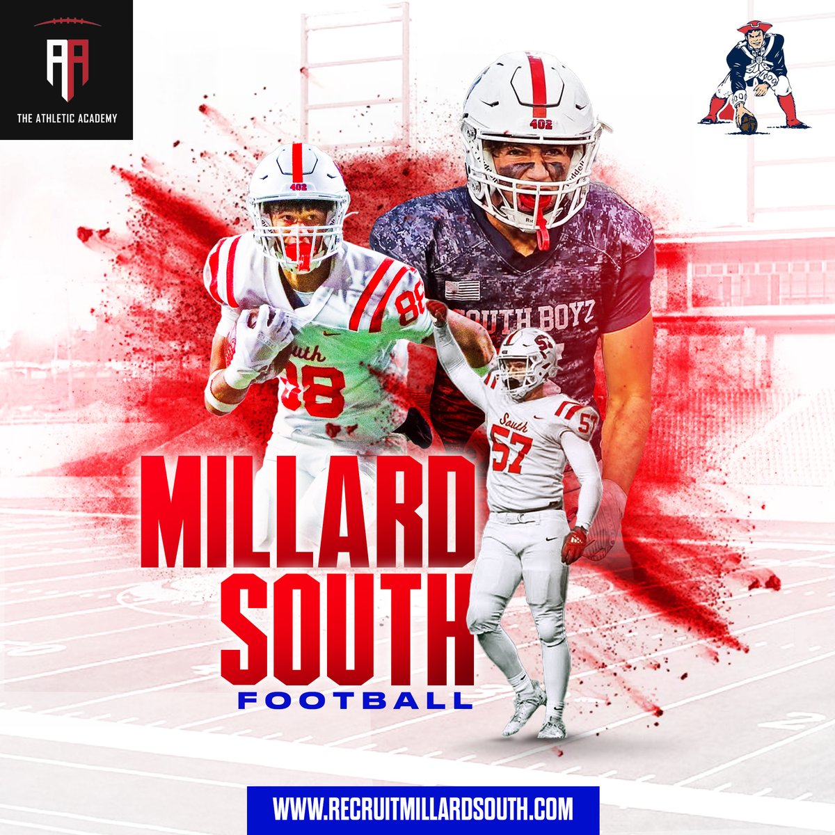 The Athletic Academy (@ath_dynasty) on Twitter photo Check out the recruiting platform and prospect list for Millard South Football located in Omaha, NE!
<a href="/MSouthFootball/">Millard South Football</a> <a href="/taylorMendy93/">Taylor Mendenhall</a> <a href="/coach_dutt/">Coach Dylan Utter</a> <a href="/XLJeFe58/">Coach P</a>
recruitmillardsouth.com Check out the recruiting platform and prospect list for Millard South Football located in Omaha, NE!
<a href="/MSouthFootball/">Millard South Football</a> <a href="/taylorMendy93/">Taylor Mendenhall</a> <a href="/coach_dutt/">Coach Dylan Utter</a> <a href="/XLJeFe58/">Coach P</a>
recruitmillardsouth.com