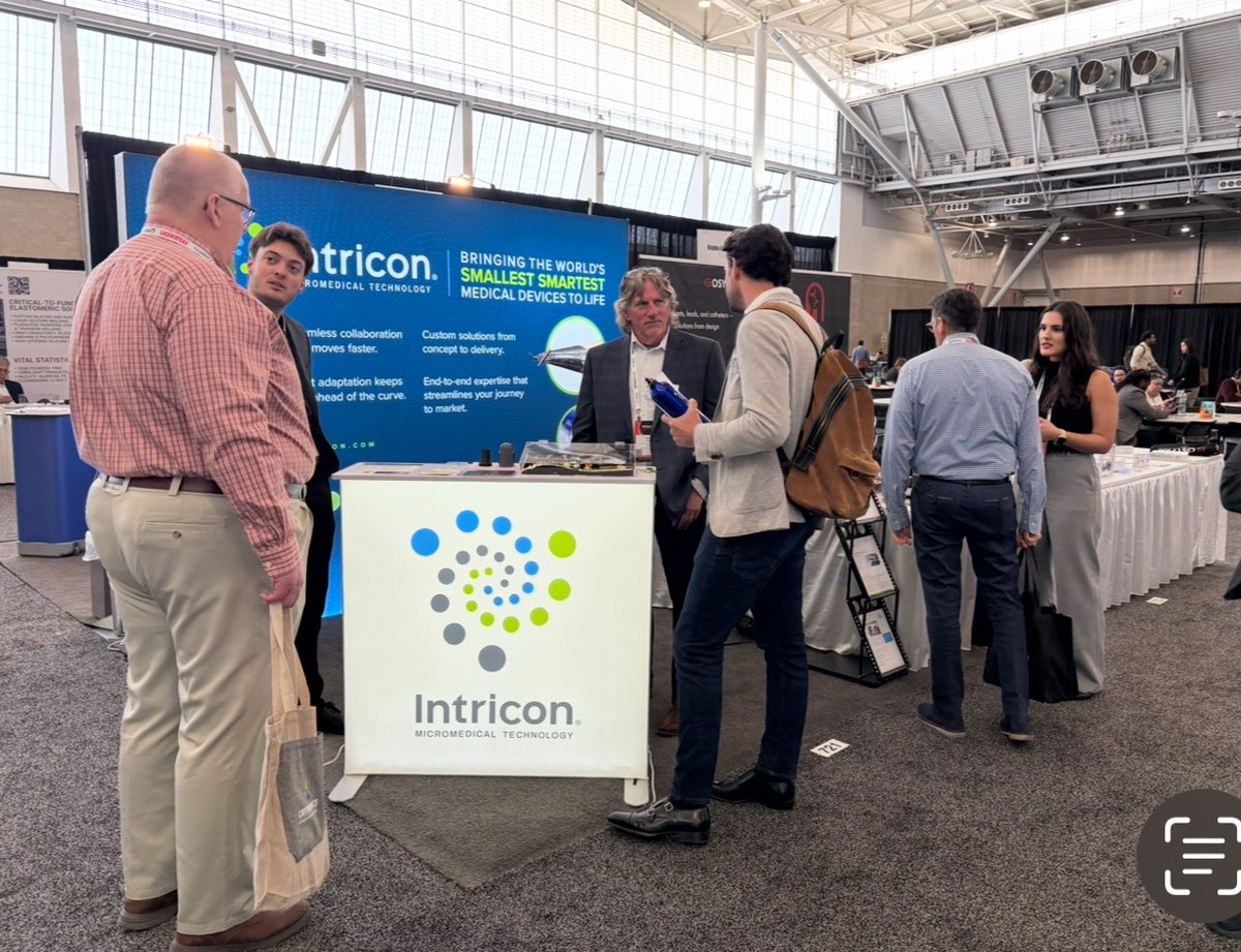 Intricon1's tweet image. Today&apos;s the final day to catch us at Booth 721 at @DeviceTalks Boston! We&apos;re wrapping up an energizing event full of collaboration and innovation. Let&apos;s talk what&apos;s next— @Intricon1 is your end-to-end CDMO partner: intricon.com #DeviceTalksBoston