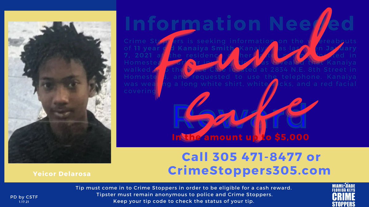 Crime Stoppers Miami & FL Keys (@crimestopper305) on Twitter photo 
