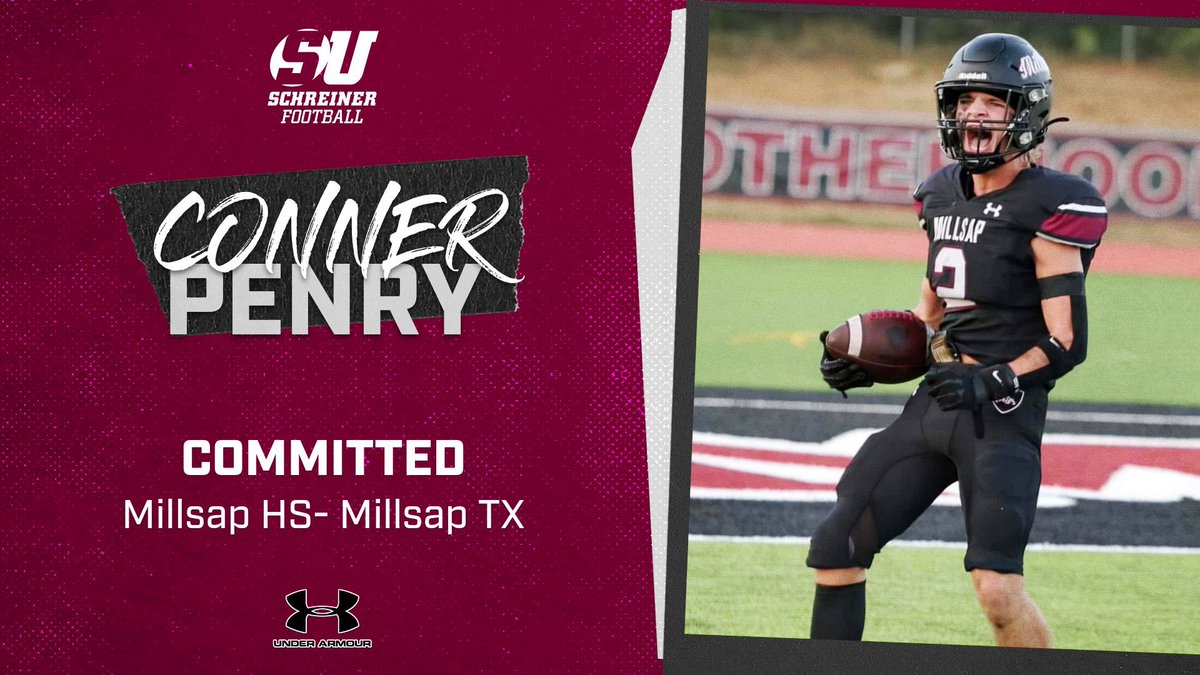 Conner Penry (@connerpenry05) on Twitter photo After prayer, reflection, and conversations with my family, coaches, and friends, along with a fantastic visit and offer from Coach Allen, I've decided to continue my football and academic career at Schreiner University! <a href="/coachkeithallen/">Keith Allen</a> <a href="/SchreinerFB/">Schreiner Football</a> <a href="/CoachJohnson61/">Jacob Johnson</a> After prayer, reflection, and conversations with my family, coaches, and friends, along with a fantastic visit and offer from Coach Allen, I've decided to continue my football and academic career at Schreiner University! <a href="/coachkeithallen/">Keith Allen</a> <a href="/SchreinerFB/">Schreiner Football</a> <a href="/CoachJohnson61/">Jacob Johnson</a>