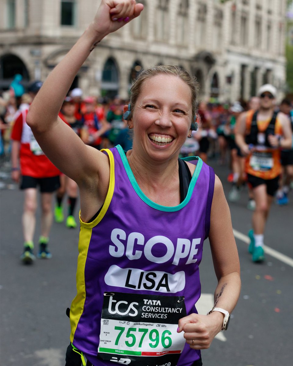 scope's tweet photo. 26.2 miles for disability equality βοΈ
There arenβt enough words in the dictionary to express how thankful we are to #TeamScope.
The most incredible collective of runners, fundraisers, volunteers, and supporters π https://t.co/ohVYQnOdqU