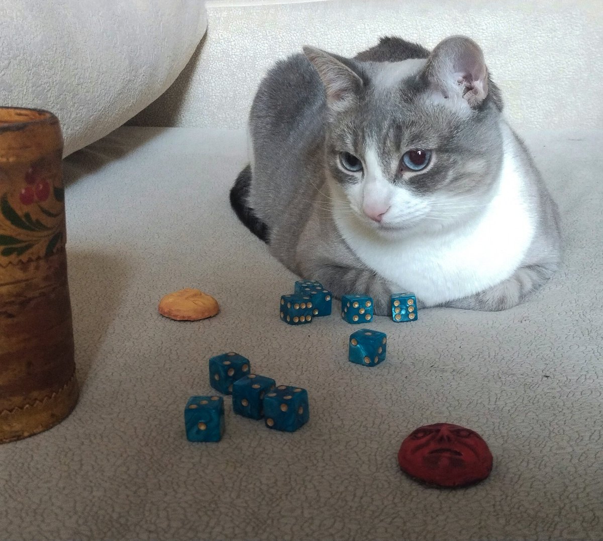 _Seal_________'s tweet photo. Yay, KCD1 is finished 🥳
A lot of fun and much love, amazing game

/ little doodle with my fam from Rattay Mill

// new dice arrived, trying them out with random Khajiit npc

#KCD https://t.co/iNnZdIMCu9
