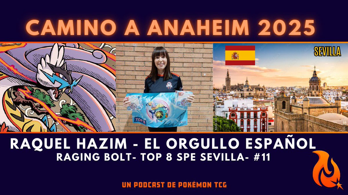 Torre Quemada | Un Pódcast de Pokémon TCG (@torrequemadatcg) on Twitter photo Raquel Hazim - El Orgullo español - Raging bolt top 8 SPE Sevilla | Camino a Anaheim 2025🔥🎤#11
Raquel Hazim <a href="/piruquitas/">Rachelle</a>, jugadora de <a href="/GranadaHammers/">⚒️Granada Hammers⚒️ Pokémon TCG Team.</a> viene de hacer top 8 asym. en el SPE Sevilla con Raging Bolt.
fanática de Pokemon que Organiza, Juecea y Juega a un nivelazo Raquel Hazim - El Orgullo español - Raging bolt top 8 SPE Sevilla | Camino a Anaheim 2025🔥🎤#11
Raquel Hazim <a href="/piruquitas/">Rachelle</a>, jugadora de <a href="/GranadaHammers/">⚒️Granada Hammers⚒️ Pokémon TCG Team.</a> viene de hacer top 8 asym. en el SPE Sevilla con Raging Bolt.
fanática de Pokemon que Organiza, Juecea y Juega a un nivelazo