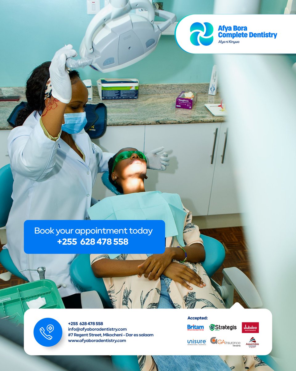 Healthy gums, fresh breath &amp; a brighter smile start with a professional cleaning! 🦷✨ Say goodbye to stains and tartar buildup. #FreshSmile #DeepCleaning #AfyaboraDentistry"