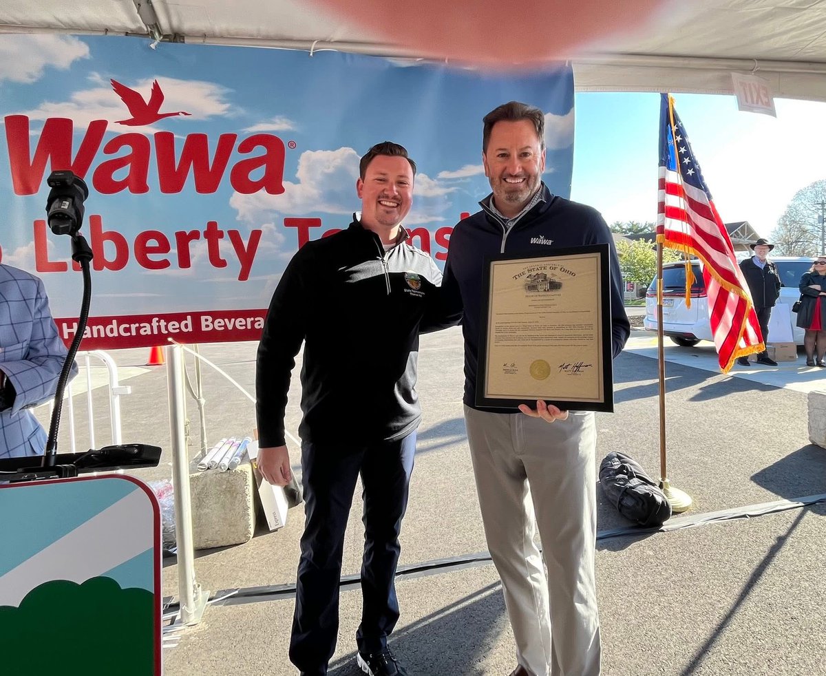 What a day in Liberty Township a few weeks ago!

We officially welcomed <a href="/Wawa/">Wawa</a> to OHIO—with hundreds turning out, a “Hoagies for Heroes” cook-off, and support for our local first responders.

Thank you for investing in our community, <a href="/Wawa/">Wawa</a>!
