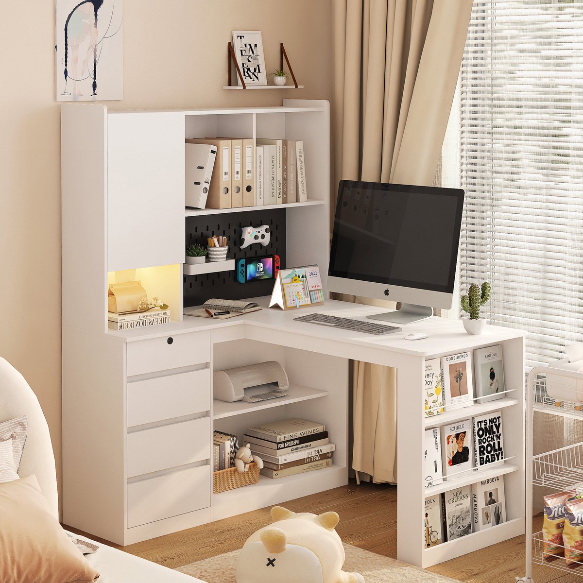 worldeurostarstore.wed2c.com/s/2B3oltaZHxM
L Shaped Desk With Charger,Computer Desk With Drawers,Bookshelf,with LED Light,Modern Corner Desk,Home Office Desk,L-Shaped Study Table Writing Desk,Corner Gaming Computer Desk With Storage.
#Survivor