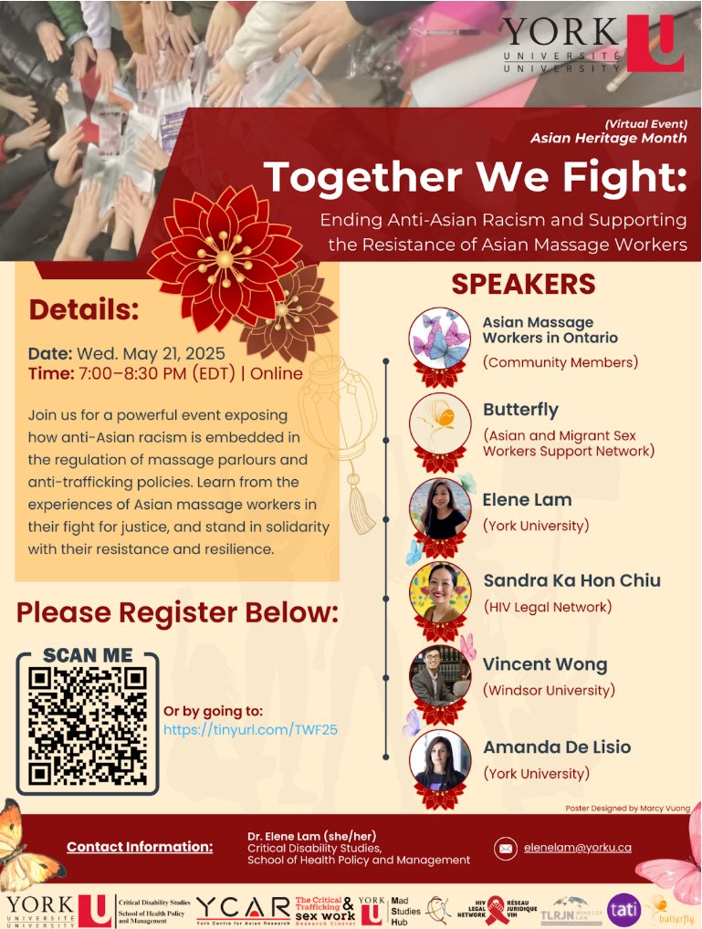 Transnational Law and Racial Justice Network (@windsorlawtlrjn) on Twitter photo On May 21 for Asian Heritage Month, <a href="/windsorlawtlrjn/">Transnational Law and Racial Justice Network</a> Board Member Vincent Wong will be presenting on the landmark 1901 BC case of Fong Yuk - one of the first women subject to deportation based on Canada's 1885 Chinese sex worker ban.
Register here:
eventbrite.ca/e/together-we-… On May 21 for Asian Heritage Month, <a href="/windsorlawtlrjn/">Transnational Law and Racial Justice Network</a> Board Member Vincent Wong will be presenting on the landmark 1901 BC case of Fong Yuk - one of the first women subject to deportation based on Canada's 1885 Chinese sex worker ban.
Register here:
eventbrite.ca/e/together-we-…