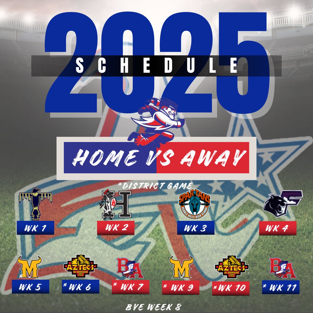 Trail Blazer Football (@blazerfbprogram) on Twitter photo Schedule for 2025. Dates times and locations to be announced at a later time. #EAT #PoP #One11 <a href="/Americas_HS/">Nancy Torres</a> <a href="/Coach_NoeRobles/">Noe Robles</a> <a href="/JNunn_ADM/">James Nunn</a> <a href="/frontz_eric/">COACH ERIC FRONTZ</a> Schedule for 2025. Dates times and locations to be announced at a later time. #EAT #PoP #One11 <a href="/Americas_HS/">Nancy Torres</a> <a href="/Coach_NoeRobles/">Noe Robles</a> <a href="/JNunn_ADM/">James Nunn</a> <a href="/frontz_eric/">COACH ERIC FRONTZ</a>