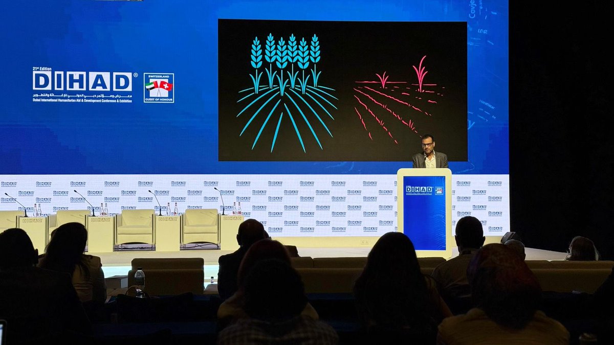 Egyptian Food Bank (@egyfoodbank) on Twitter photo At the DIHAD 2025 closing ceremony, Mr. <a href="/MohsenSarhan/">Mohsen Sarhan</a> delivered a powerful message on how polarization distorts the way we see hunger.
“To many people, one’s life is vivid. Millions are just statistics… The mind itself polarizes.”
In a full house, his words resonated deeply; At the DIHAD 2025 closing ceremony, Mr. <a href="/MohsenSarhan/">Mohsen Sarhan</a> delivered a powerful message on how polarization distorts the way we see hunger.
“To many people, one’s life is vivid. Millions are just statistics… The mind itself polarizes.”
In a full house, his words resonated deeply;