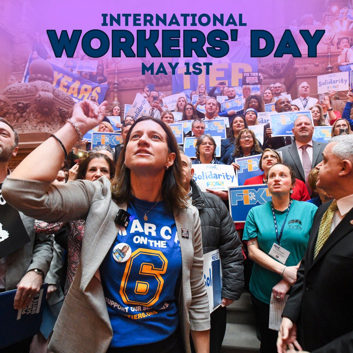 Happy May Day!! 

Proud to stand shoulder to shoulder with workers today and everyday fighting for equity, fairness and dignity for ALL workers!