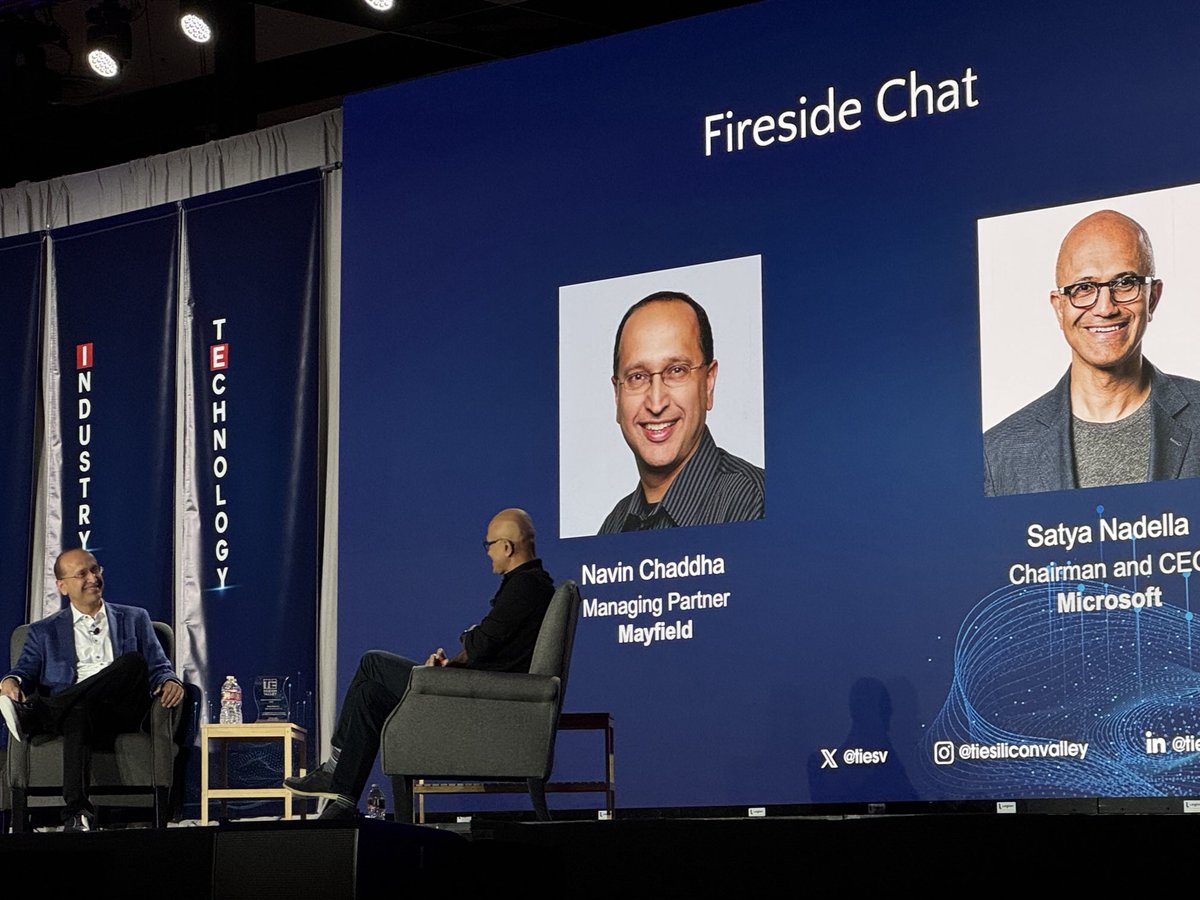 Naeem Zafar (@naeem) on Twitter photo At #TiEcon2025 with <a href="/satyanadella/">Satya Nadella</a> and <a href="/NavinChaddha/">Navin Chaddha</a> on where we are heading in technology At #TiEcon2025 with <a href="/satyanadella/">Satya Nadella</a> and <a href="/NavinChaddha/">Navin Chaddha</a> on where we are heading in technology