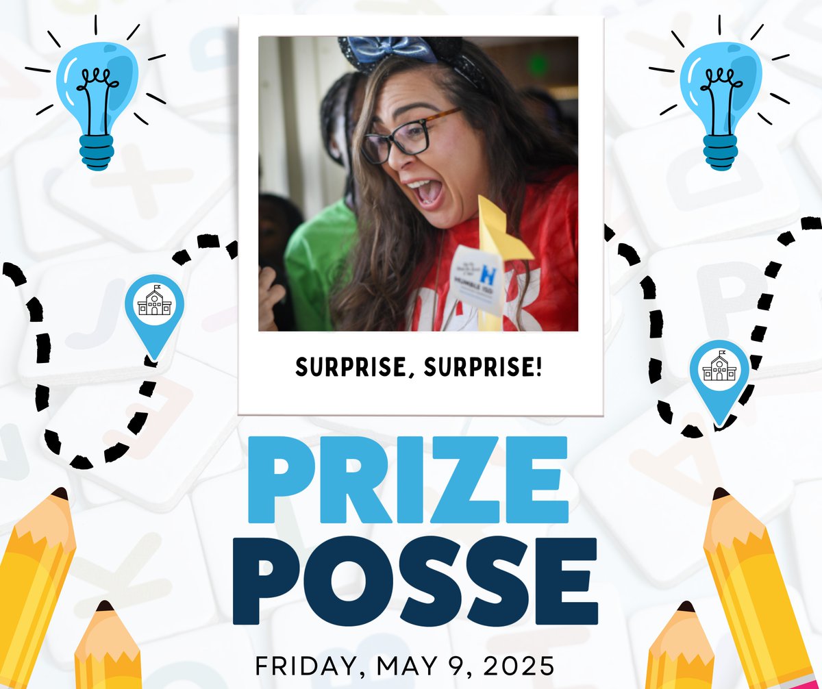🎉🚌💨 LAST CHANCE to join the Prize Posse! We’re rolling through Humble ISD, surprising grant-winning educators with BIG smiles, cheers, and confetti vibes 🎊 Don’t miss out — RSVP TODAY! 🚨 RSVP TODAY: fs11.formsite.com/HumbleISDFound…