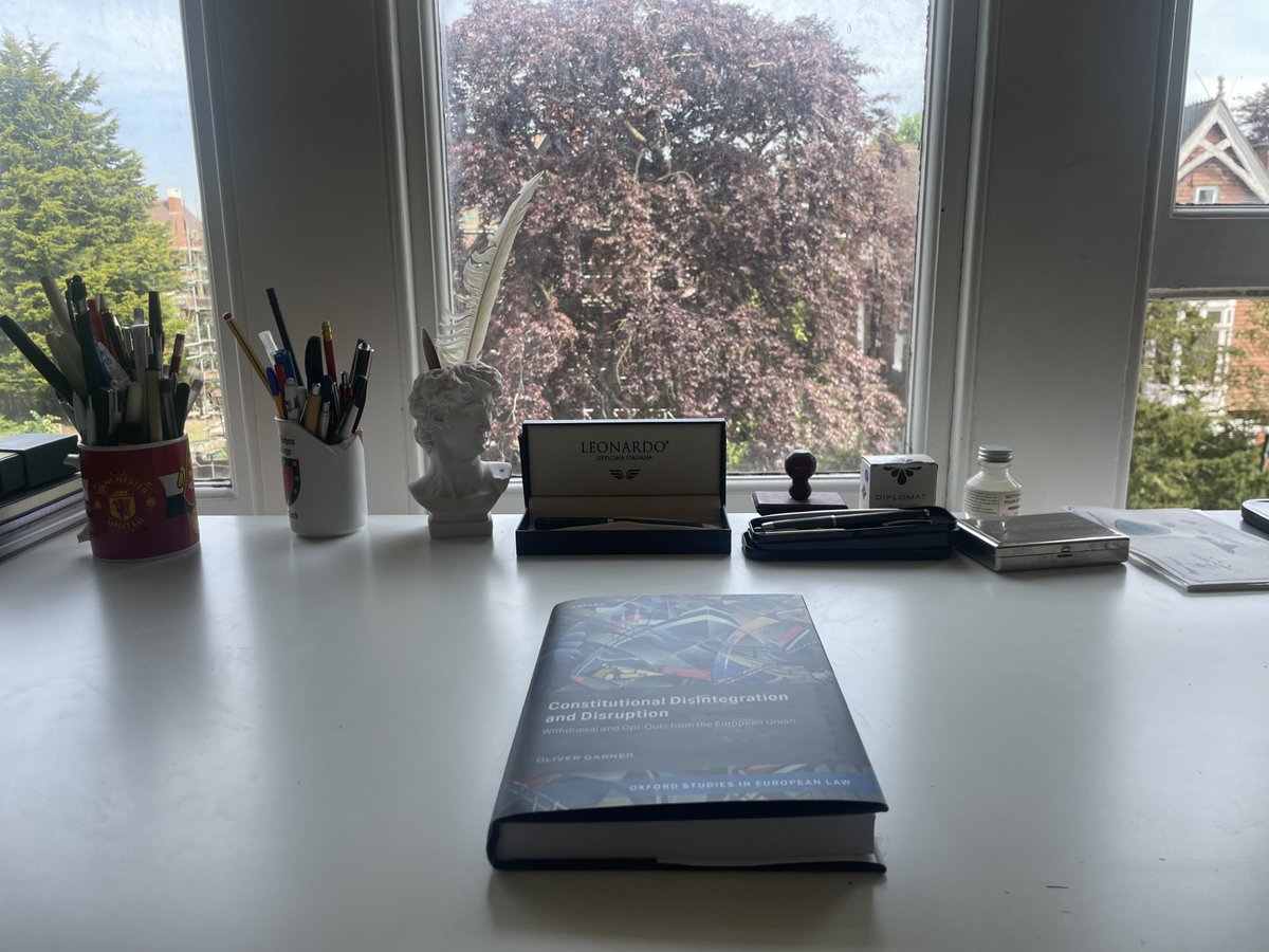 'Constitutional Disintegration and Disruption' was published today by <a href="/OUPLaw/">OUP Law</a>.

Thanks to all who have made the last decade of work and life so rewarding.

bit.ly/3Seq9LV