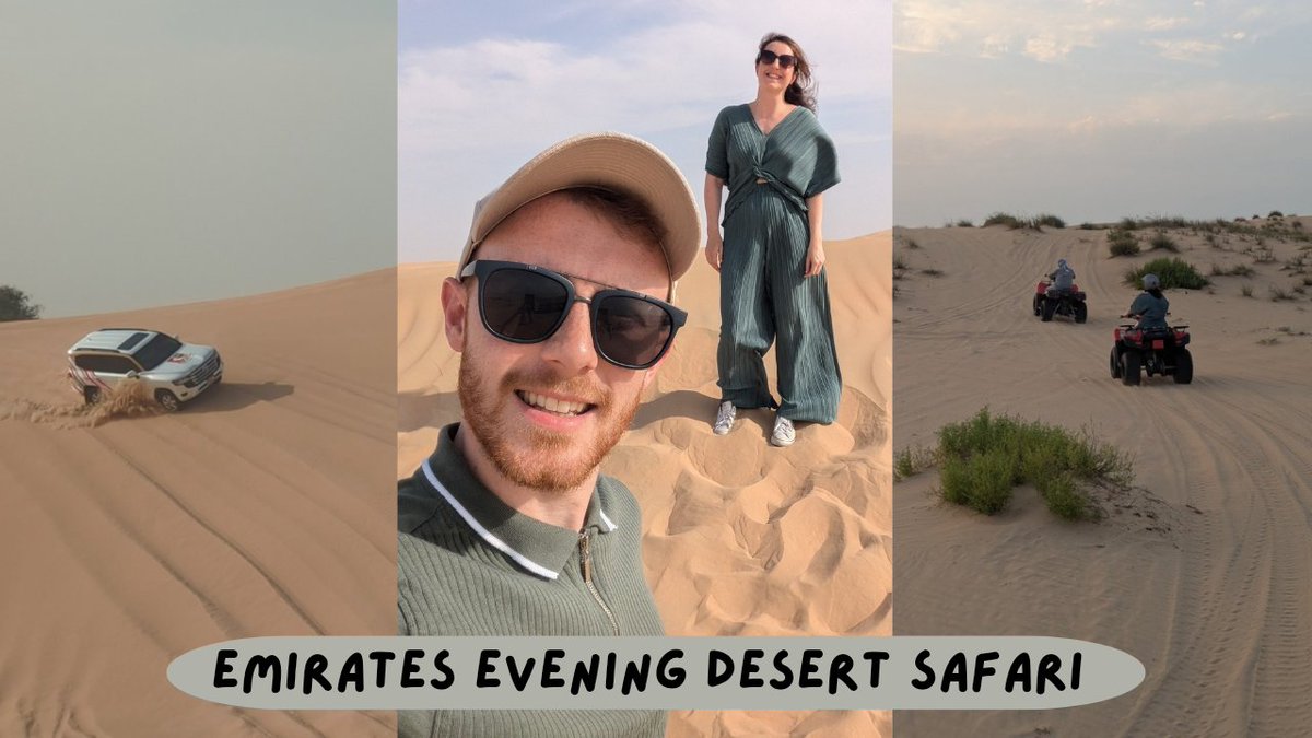 NEW VIDEO on our channel youtube.com/charandperry of our time doing Emirates Desert Safari 🏜️ it will be live on our channel very soon!