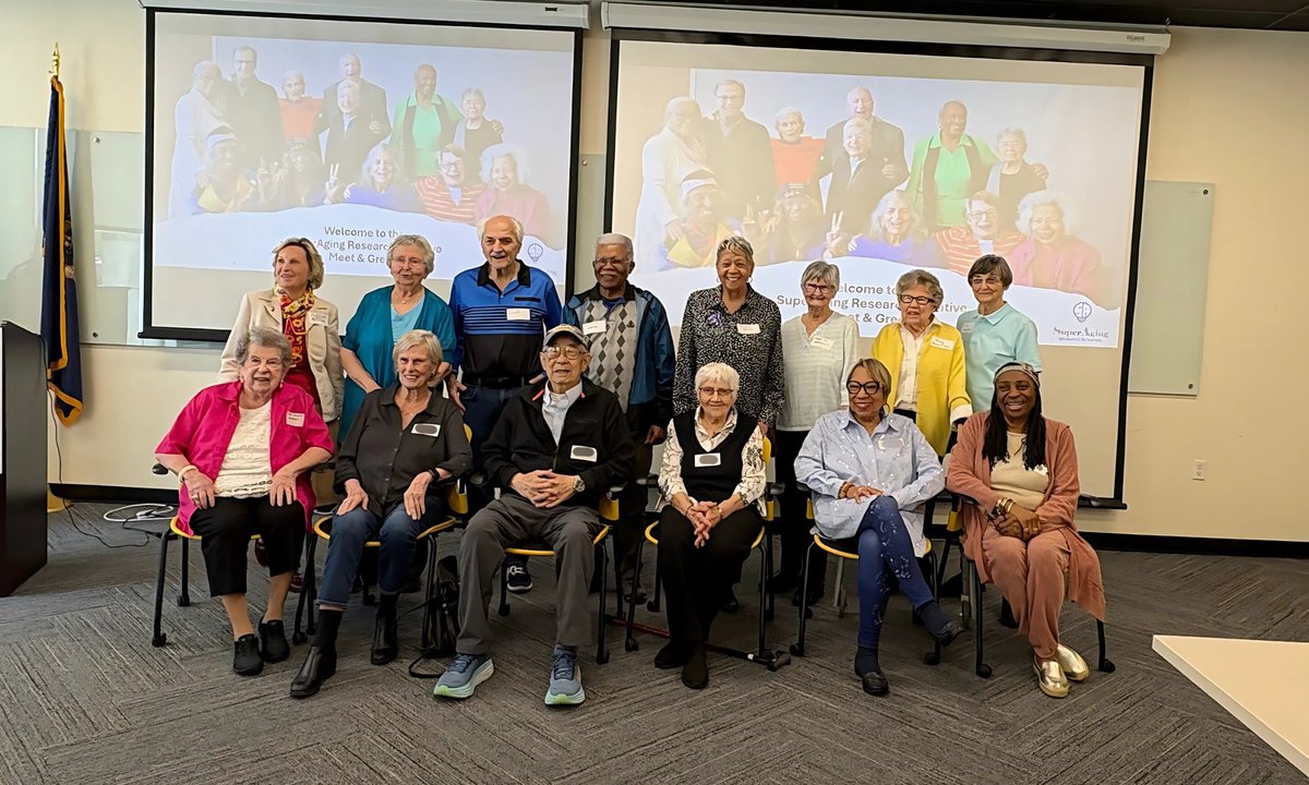 SuperAging Research Initiatve (@superaging_) on Twitter photo A joyful moment from Wednesdayās <a href="/UMich/">University of Michigan</a> SuperAging Retention Event at the Detroit Center! š§ āØ
Weāre so grateful to the amazing SuperAgers who joined us to celebrate healthy aging and community. Your dedication helps move research forwardāthank you!
#SuperAging A joyful moment from Wednesdayās <a href="/UMich/">University of Michigan</a> SuperAging Retention Event at the Detroit Center! š§ āØ
Weāre so grateful to the amazing SuperAgers who joined us to celebrate healthy aging and community. Your dedication helps move research forwardāthank you!
#SuperAging