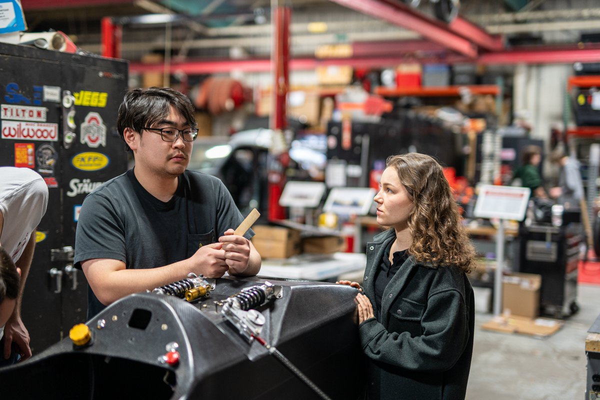 OSUCtrAutoRsrch's tweet image. Classes are winding down but things are just getting started in the Motorsports garage. Members of the student Motorsports teams are gearing up for a busy competition season! car.osu.edu/news/2025/05/m…