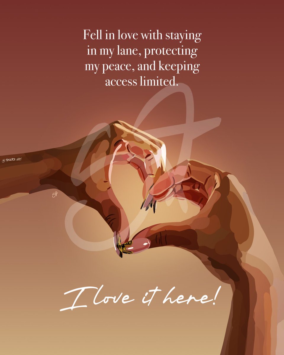 Soft hands. Strong boundaries. The era of intentional living looks good on me.