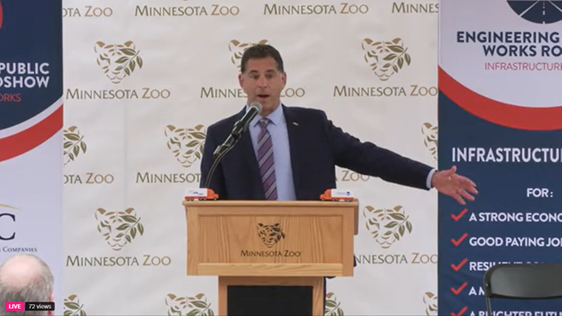 Engineering & Public Works Roadshow (@epwroadshow) on Twitter photo Great lineup of speakers today for our stop at <a href="/mnzoo/">Minnesota Zoo</a>'s Treetop Trail, including APWA CEO Scott Grayson; Jennifer Schaff, <a href="/ASCETweets/">ASCE Headquarters</a> Region 3 Governor; Daniel Larson, CEO of AET and <a href="/ACEC_National/">ACEC_National</a> Incoming Chair-Elect; Jonathan Curry, Board Member, Engineering Education Great lineup of speakers today for our stop at <a href="/mnzoo/">Minnesota Zoo</a>'s Treetop Trail, including APWA CEO Scott Grayson; Jennifer Schaff, <a href="/ASCETweets/">ASCE Headquarters</a> Region 3 Governor; Daniel Larson, CEO of AET and <a href="/ACEC_National/">ACEC_National</a> Incoming Chair-Elect; Jonathan Curry, Board Member, Engineering Education
