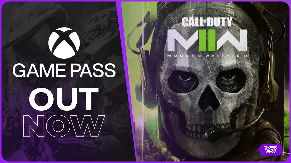 🚨 NEW GAME PASS DROP 🚨 

Service: Xbox Game Pass Ultimate, PC Game Pass
Game: Call of Duty: Modern Warfare II
Genre: FPS
Mode: Single Player/Multiplayer 
When: NOW
Platforms: Xbox, PC and Cloud Gaming 🎮