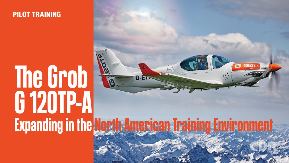CDRmagazine's tweet image. 🚀 Modern. Reliable. Powerful. The Grob G 120TP-A has been selected for the #FAcT program by @SkyAlyne. Read more about the Grob G 120TP-A and why it’s receiving rave reviews for its stability, power, and flying performance: loom.ly/loK3AGs

#CDRmagazine #PilotTraining