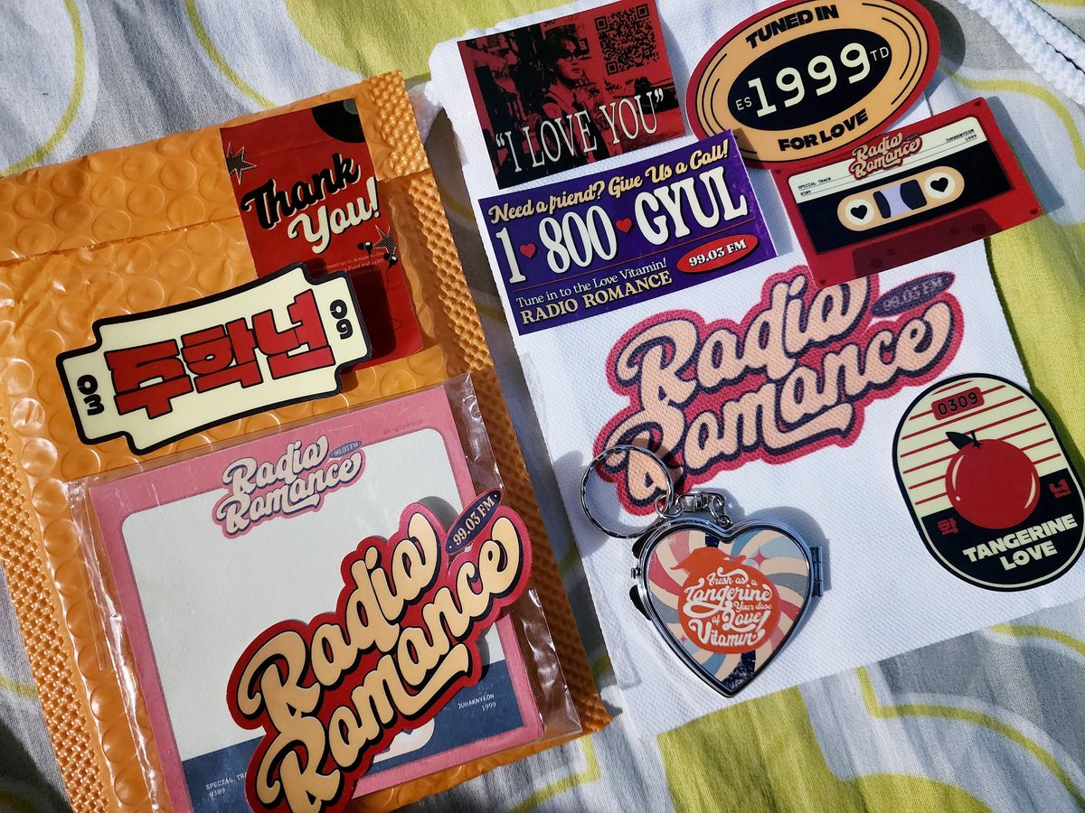 got a mail from <a href="/309MOOD/">RADIO ROMANCE</a> ✨️ the kit inclusions are so cute 🥹 thank so much 🍊 

#9903FM