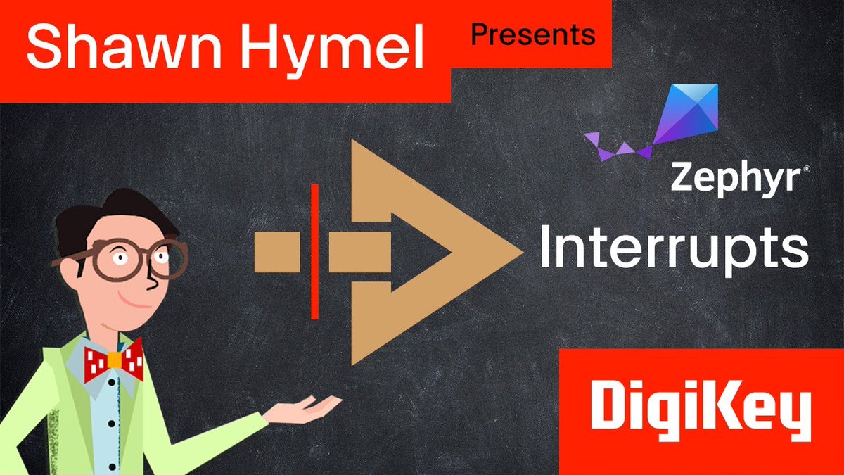 ShawnHymel's tweet image. New #Zephyr episode! Interrupts can be tricky, so I cover using Zephyr's built-in software timers and connecting Zephyr's abstracted functions to hardware interrupts via the Devicetree. Check it out!
👇👇👇
Link in replies
#IoT #microcontroller #ESP32 #embedded #rtos @ZephyrIoT