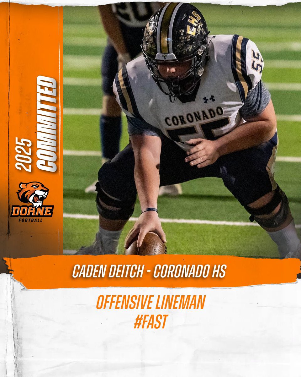 Caden Deitch (@cadendeitch53) on Twitter photo Pumped to keep living my football dream at the next level—I’ll be playing at Doane University!
Big thanks to @CoachmichaelPry and @thunderbirds_Fb for all the support.
And much gratitude to <a href="/jj5151/">Jonathan Johnson</a>, @_coachtidwell and @_coachluckey for bringing me to <a href="/DoaneFootball/">DoaneFootball</a> Committed! Pumped to keep living my football dream at the next level—I’ll be playing at Doane University!
Big thanks to @CoachmichaelPry and @thunderbirds_Fb for all the support.
And much gratitude to <a href="/jj5151/">Jonathan Johnson</a>, @_coachtidwell and @_coachluckey for bringing me to <a href="/DoaneFootball/">DoaneFootball</a> Committed!