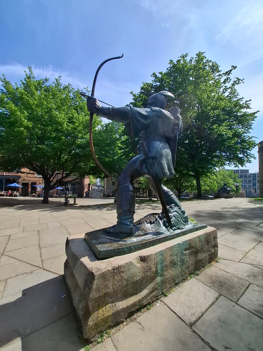 EzekialBone's tweet image. Is this the death of #RobinHood? Not by a long shot. Robin Hood defends RH on @Notts_TV news this eve, as Nottingham Building Society debacle continues. The world needs heroes. RH is a fit hero for the C21st & one day will be put on the pedestal he deserves 🎯 @No1tingham