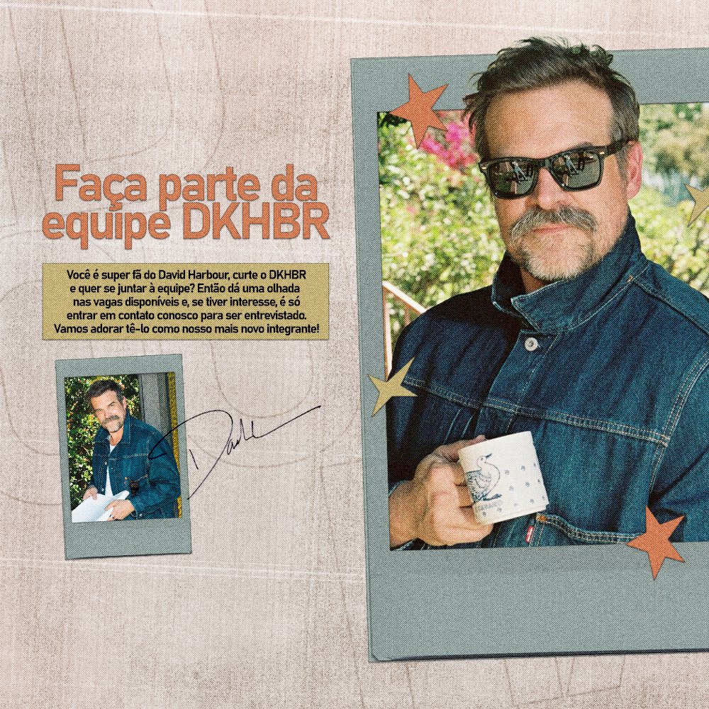 davidkharbourbr's tweet image. Estamos de volta! E dessa vez abrindo vagas para a equipe do DKHBR 🧡

Se você ama o David Harbour e gostaria de fazer parte do primeiro portal brasileiro para o ator, se inscreva no link: forms.gle/UyUsqtYghFotfx…