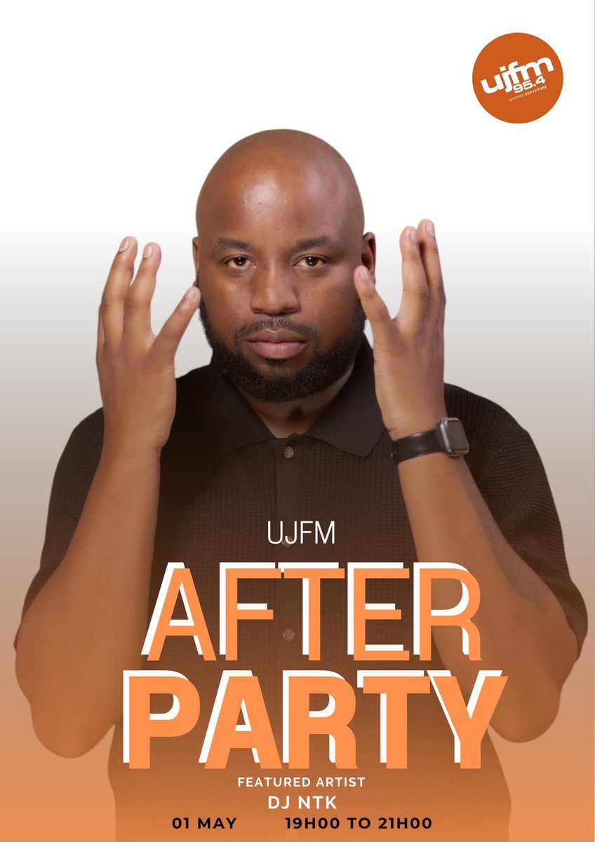 Catch my Live Mix and Interview, live on <a href="/ujfm/">UJFM #ShapingOurFuture</a> between 7 &amp; 9pm. 

#radio #interview #livemix #afrohouse #afrotech