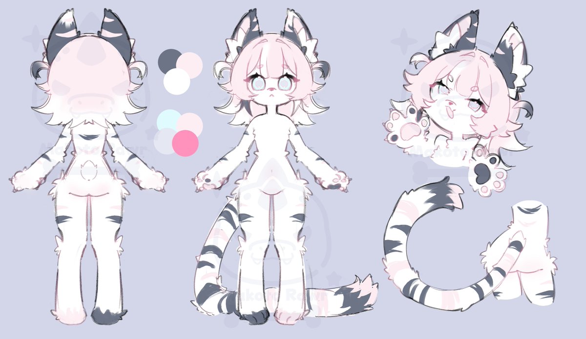 ✨ ADOPTABLE FOR SALE – $150 USD ✨

Looking for a loving home for this adorable snow tiger furry! ❄️🐯

💗 Price: $150 USD via PayPal
💗 Once purchased, all character rights will be yours
💗 You’re free to make changes — just don’t claim the original art as your own

💌