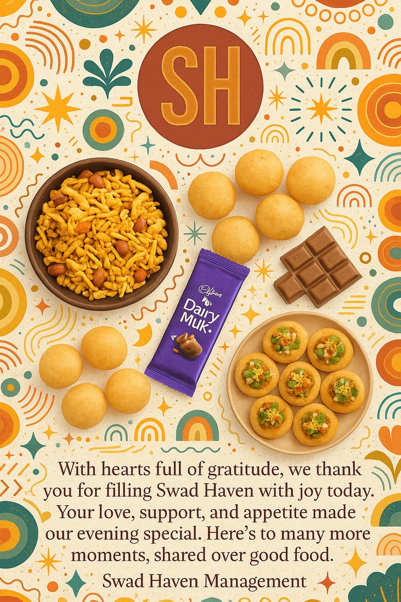 SwadHaven's tweet photo. With gratitude, we celebrate our first milestone—an evening of heartening response. Thank you to our patrons and team for making it truly special.

#SwadHaven #indianstore #milestoneevening https://t.co/5xvNyDaN1h