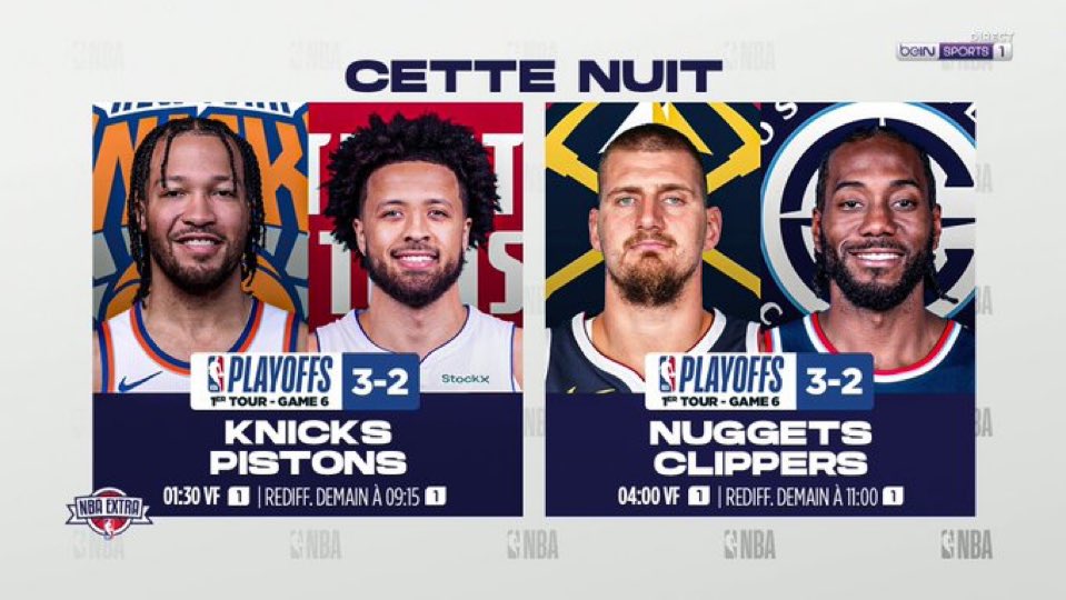 À votre avis, on aura : 
- aucun Game 7
- 1 Game 7
- 2 Game 7 
#nbaextra