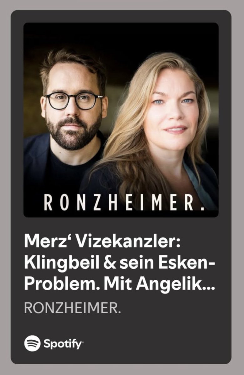 Carl-Victor Wachs (@wachsvictor) on Twitter photo House of Cards/House of Lars: Ein Insta-Post, in dem Klingbeil sich selbst Feminist nennt, nur um Esken dann zu untergraben.
Ein Esken/Schulze-Telefonat, so aufgeladen wie das Wolfratshauser Frühstück.
Das und mehr sezieren <a href="/ronzheimer/">Paul Ronzheimer</a> & Angelika Hellemann in „Ronzheimer“.🍿 House of Cards/House of Lars: Ein Insta-Post, in dem Klingbeil sich selbst Feminist nennt, nur um Esken dann zu untergraben.
Ein Esken/Schulze-Telefonat, so aufgeladen wie das Wolfratshauser Frühstück.
Das und mehr sezieren <a href="/ronzheimer/">Paul Ronzheimer</a> & Angelika Hellemann in „Ronzheimer“.🍿