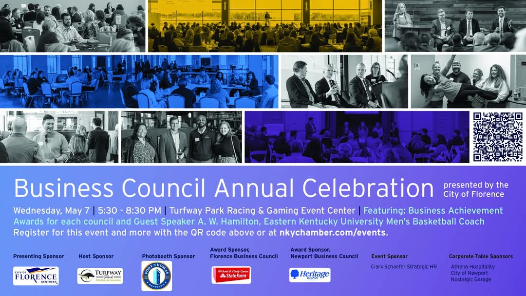 fortthomasky's tweet photo. Our businesses are amazing! 🤩
Register now for the Business Council Annual Celebration on Wednesday, May 7! Our very own Fort Thomas Coffee will be recognized this year.
Get your tickets today ➡️ https://t.co/E1Cpui2UWJ
#FortThomasKY #SupportTheFort #ShopLocal #EatLocal https://t.co/48eE34i13o